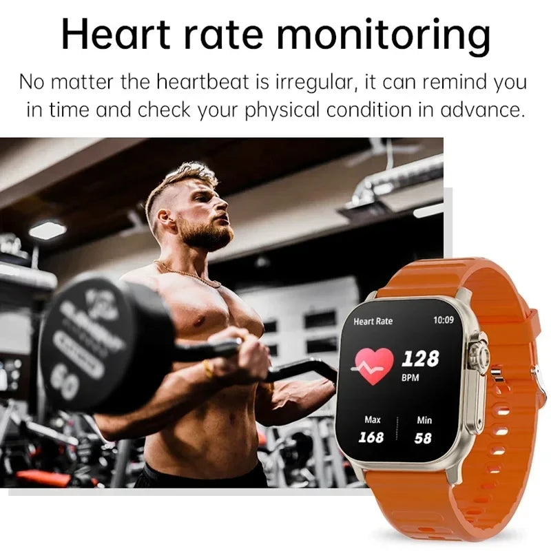 2.01" HD Bluetooth Smartwatch with Fitness Tracker