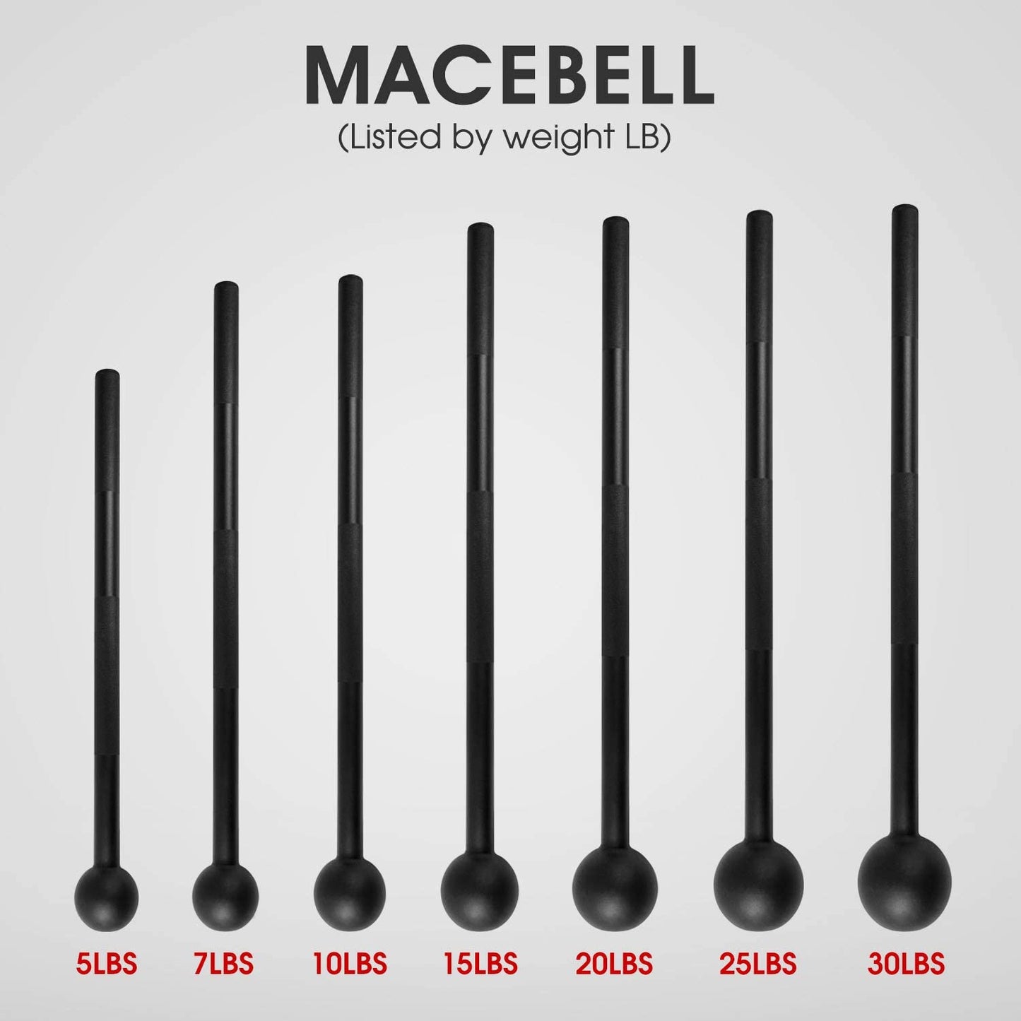 Steel Mace Workout Bell for Strength Training