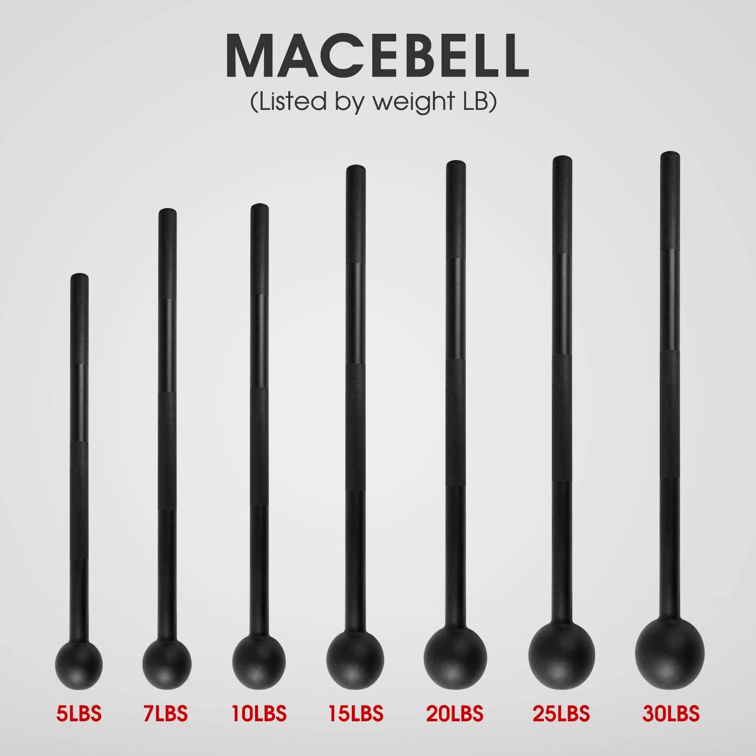 Steel Mace Workout Bell for Strength Training