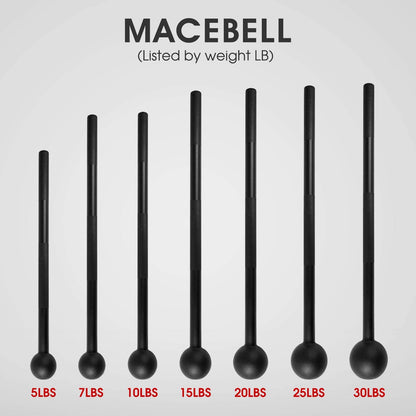 Steel Mace Workout Bell for Strength Training