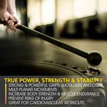 Steel Mace Workout Bell for Strength Training
