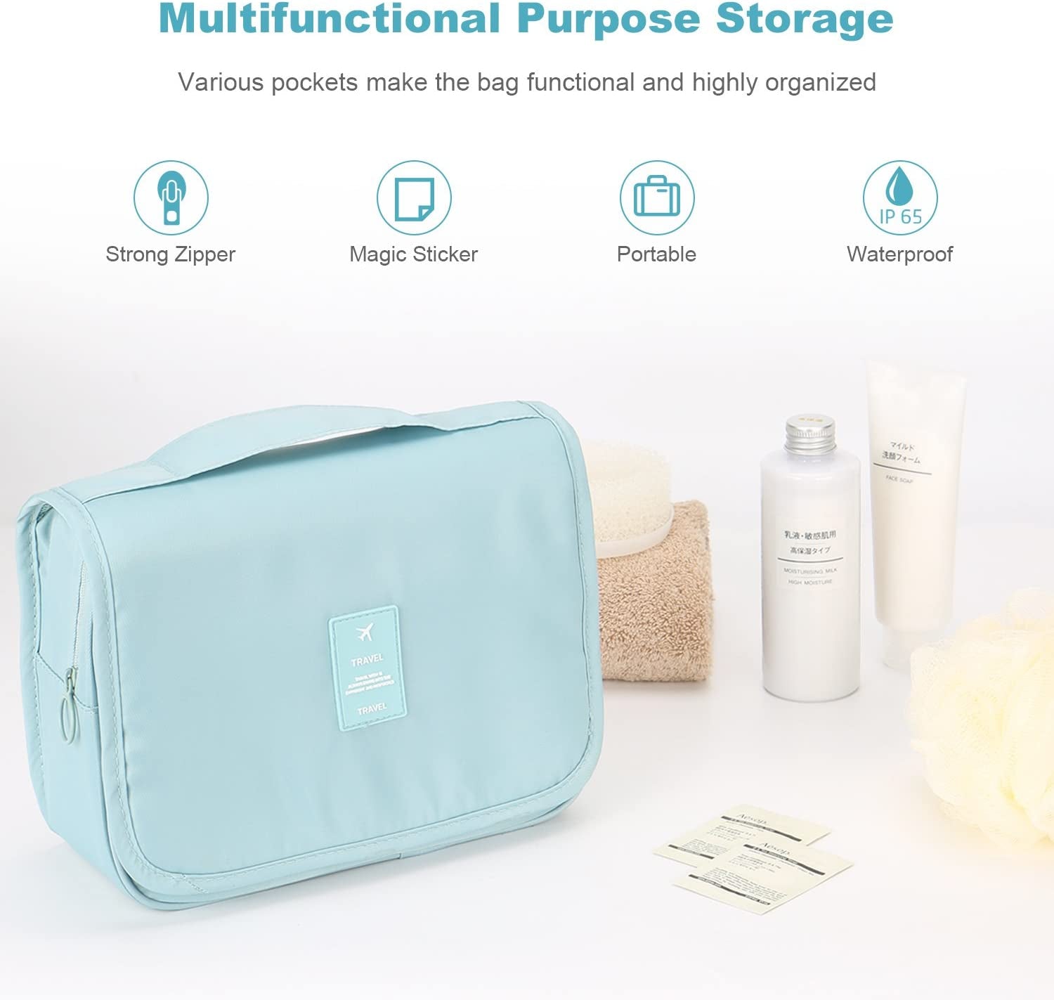 Hanging Toiletry & Makeup Travel Bag