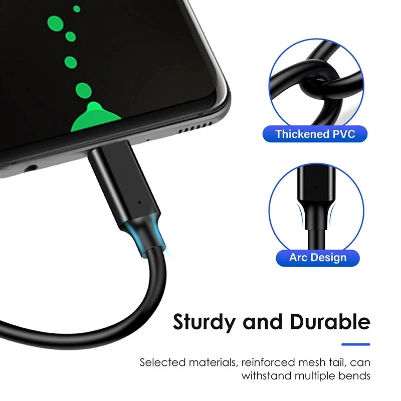 USB-A to USB-C 3.2 10Gbps 60W Fast Charging Cable
