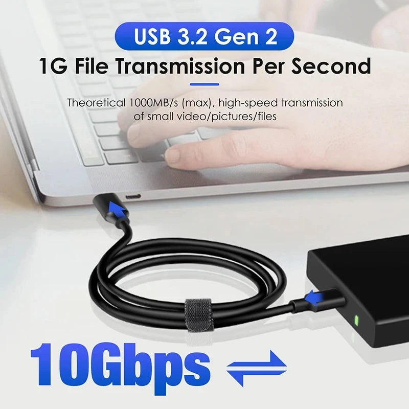 USB-A to USB-C 3.2 10Gbps 60W Fast Charging Cable