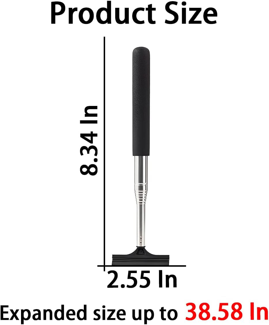 Telescopic Car Side Mirror Squeegee