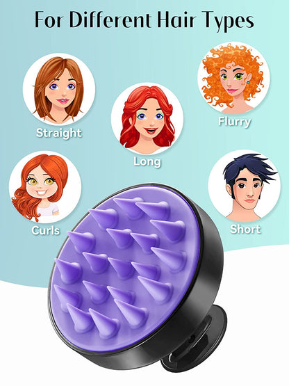 Hair Growth Scalp Scrubber (Exfoliating & Dandruff Removal)