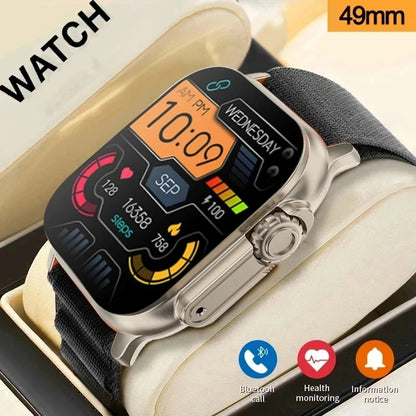 2.01" HD Bluetooth Smartwatch with Fitness Tracker