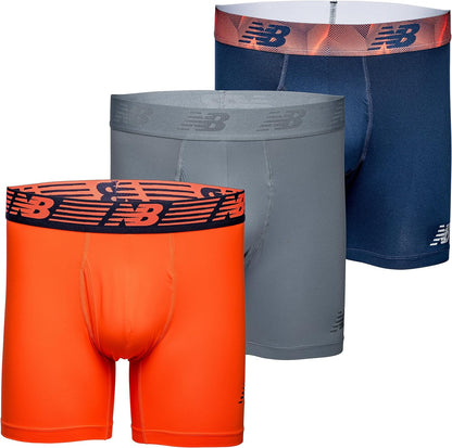 New Balance Men's Performance Boxer Briefs (3-Pack)