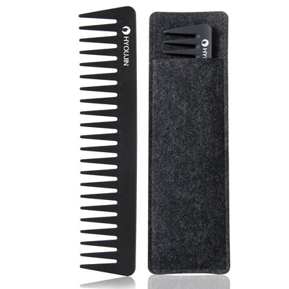 Wide-Tooth Detangling Comb (Anti-Static & Heat Resistant)